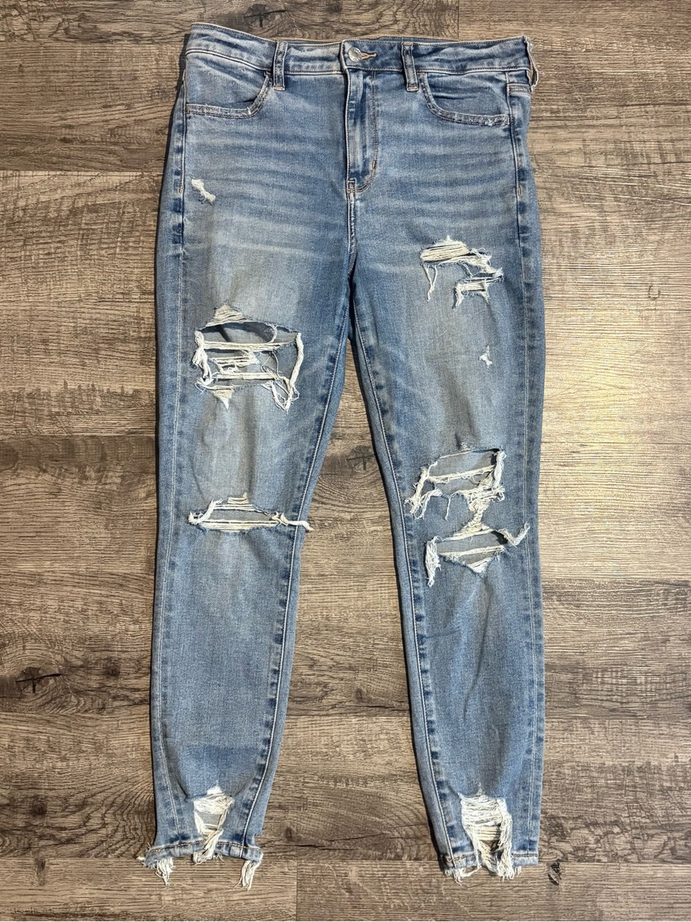 American Eagle Jeans Women’s 10 Short Blue Hi Rise Jegging